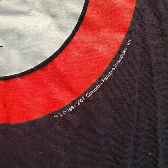 Ghostbusters T Shirt Mens Large Black Ghost Logo Movie Licensed Graphic Tee - Picture 6 of 9